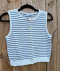Striped Cardigan | Button Down