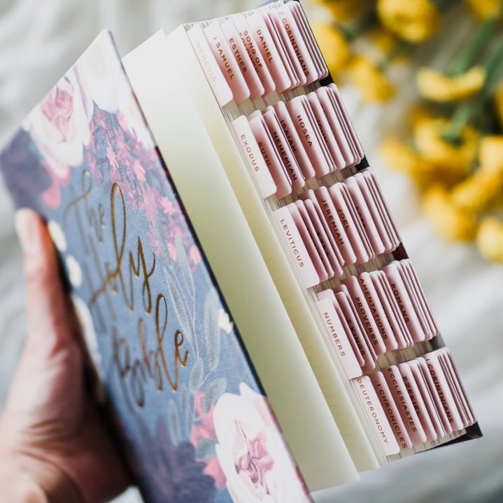 Bible Tabs | Matte, Flexible, Blush Color - Fairway Faith Apparel Co