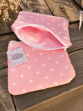 Handmade Pouch | Pink Medium - Fairway Faith Apparel Co