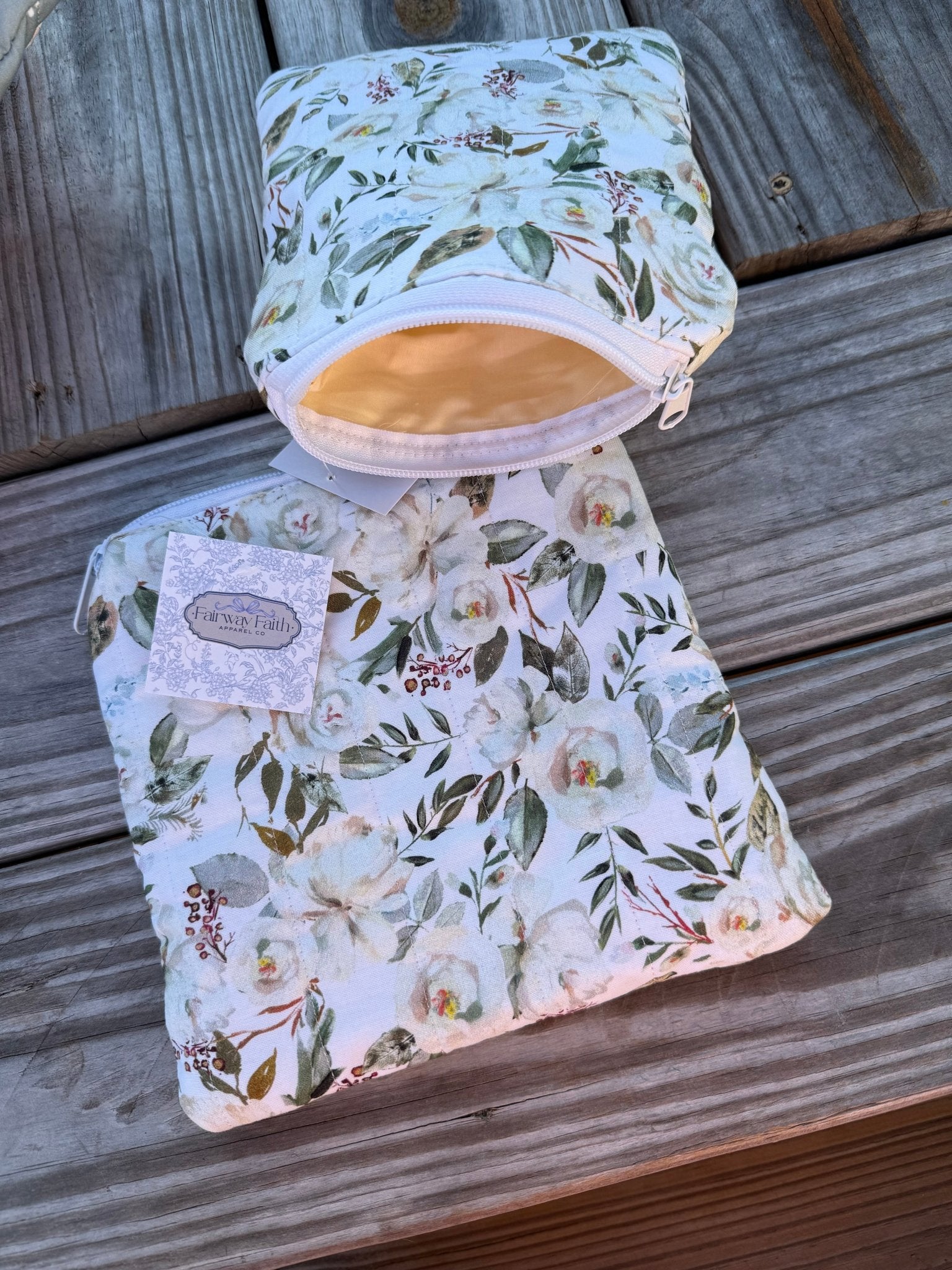 Handmade Pouch | Vines Medium - Fairway Faith Apparel Co