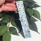 Light Blue Floral Print Wristlet - Fairway Faith Apparel Co